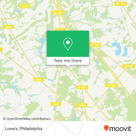 Lowe's map