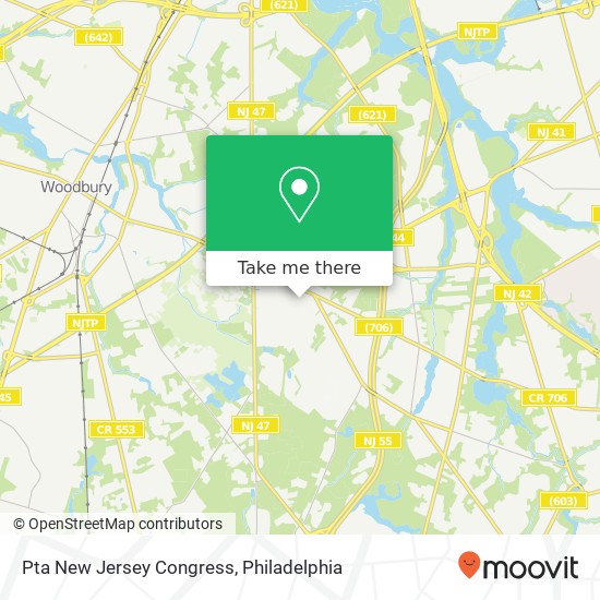 Mapa de Pta New Jersey Congress