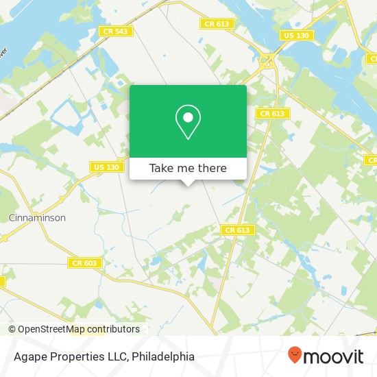 Agape Properties LLC map