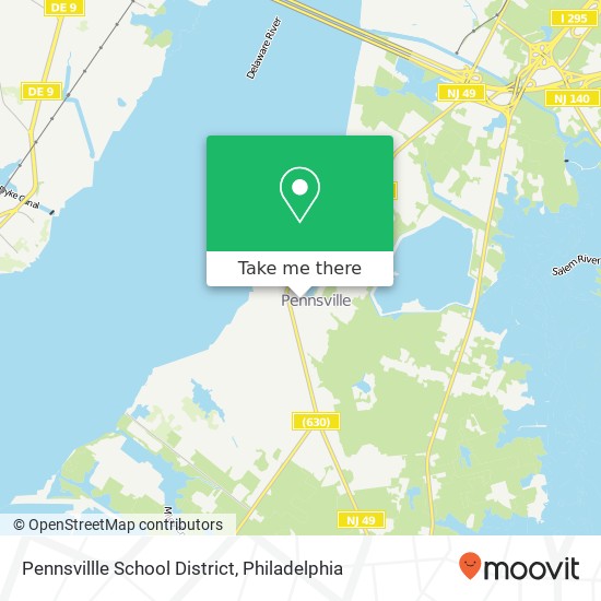 Mapa de Pennsvillle School District