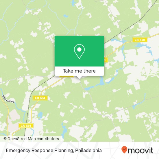 Emergency Response Planning map