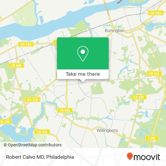 Robert Calvo MD map