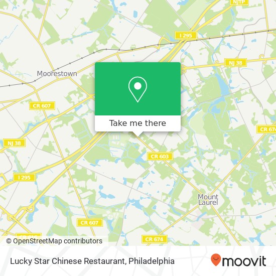 Lucky Star Chinese Restaurant map