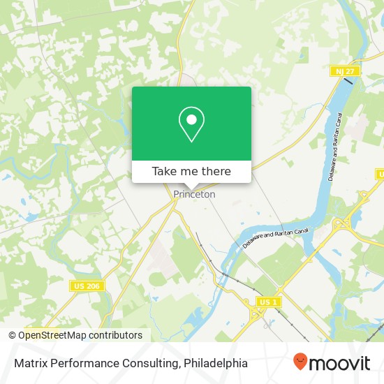 Matrix Performance Consulting map