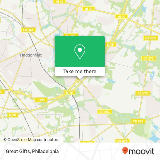 Great Gifts map