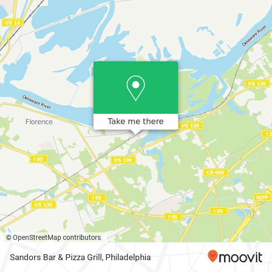 Mapa de Sandors Bar & Pizza Grill