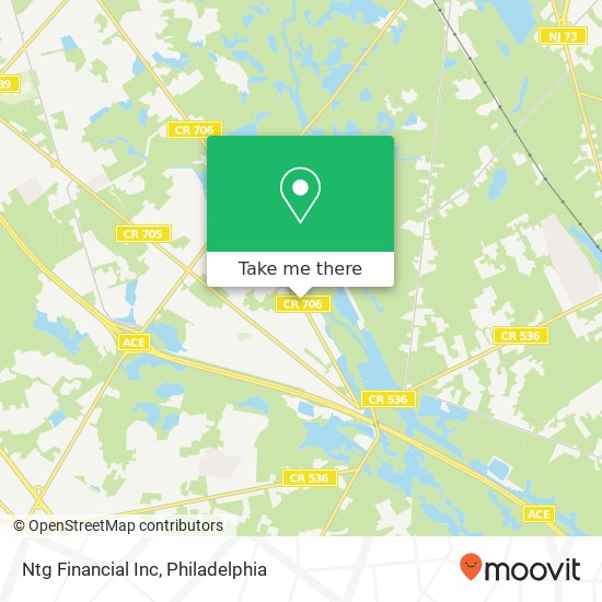 Ntg Financial Inc map