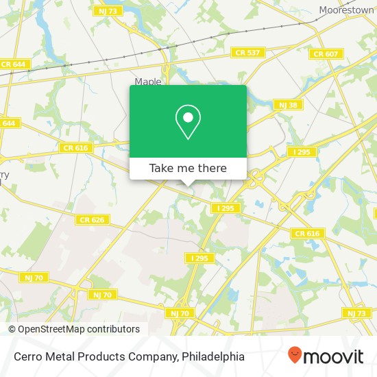 Cerro Metal Products Company map