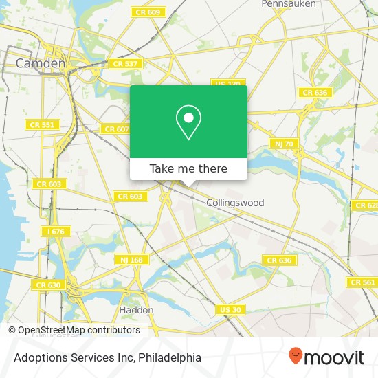 Adoptions Services Inc map