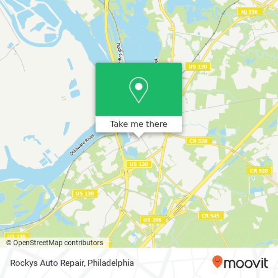 Rockys Auto Repair map