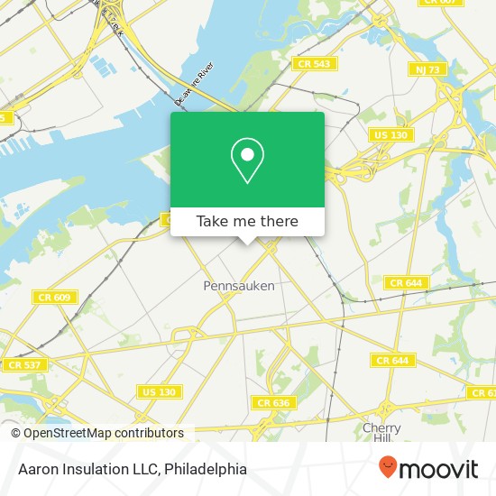 Aaron Insulation LLC map
