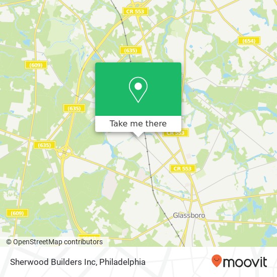 Sherwood Builders Inc map