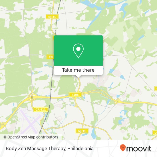 Body Zen Massage Therapy map