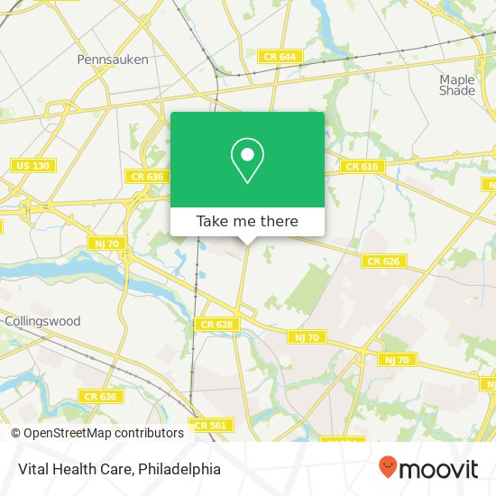 Mapa de Vital Health Care