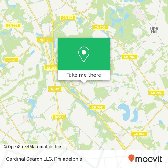 Mapa de Cardinal Search LLC