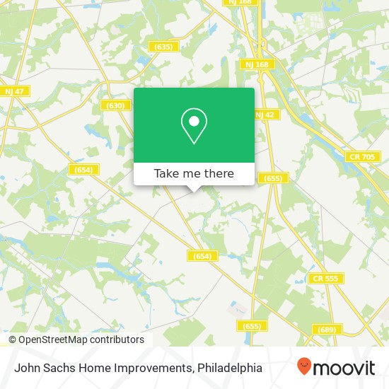 John Sachs Home Improvements map