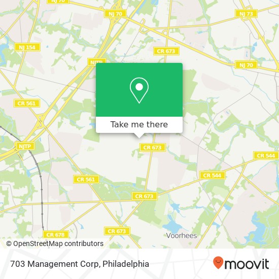 703 Management Corp map