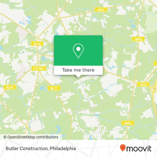 Mapa de Butler Construction