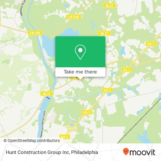 Hunt Construction Group Inc map