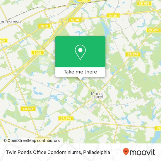 Mapa de Twin Ponds Office Condominiums