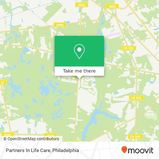 Partners In Life Care map