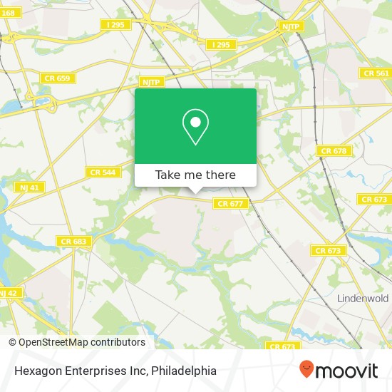 Hexagon Enterprises Inc map