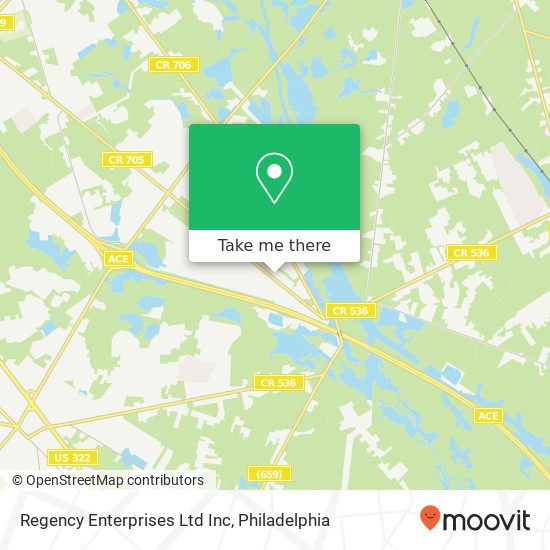 Mapa de Regency Enterprises Ltd Inc