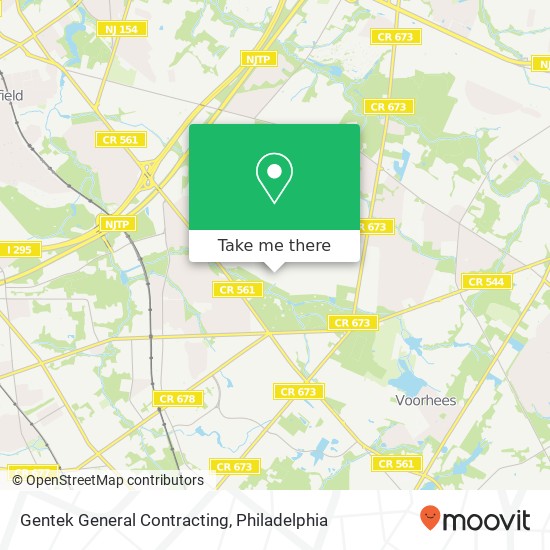 Gentek General Contracting map