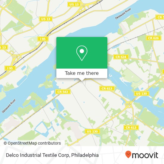 Mapa de Delco Industrial Textile Corp