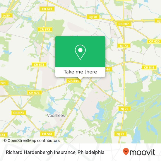 Mapa de Richard Hardenbergh Insurance