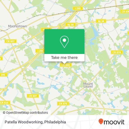 Mapa de Patella Woodworking
