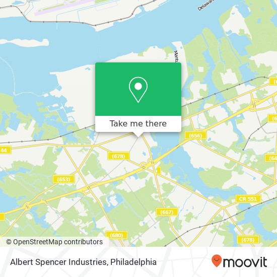 Albert Spencer Industries map