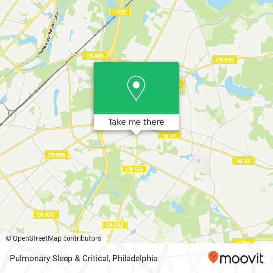 Pulmonary Sleep & Critical map