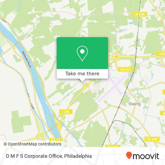 D M F S Corporate Office map