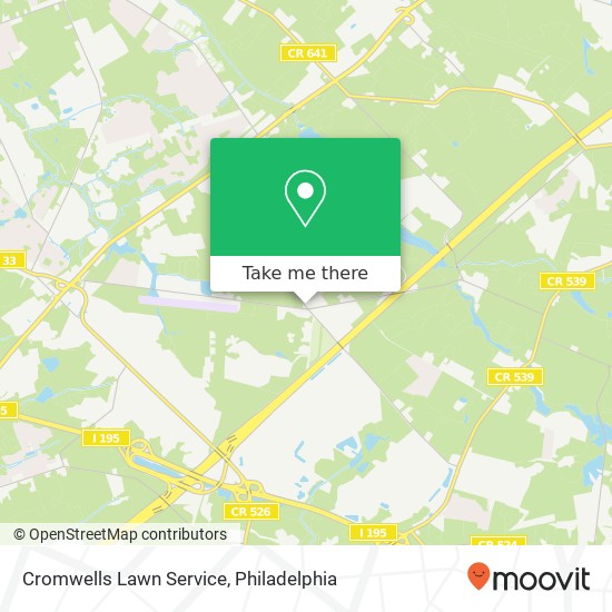 Mapa de Cromwells Lawn Service
