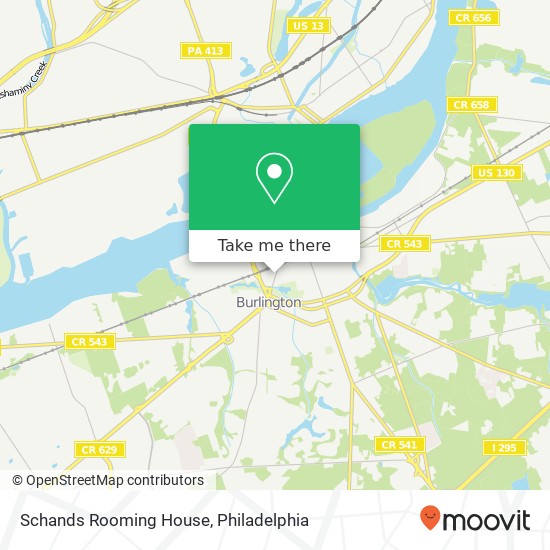 Schands Rooming House map