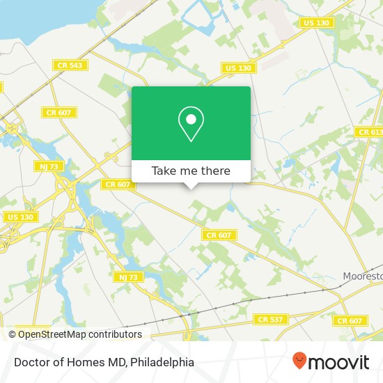 Mapa de Doctor of Homes MD