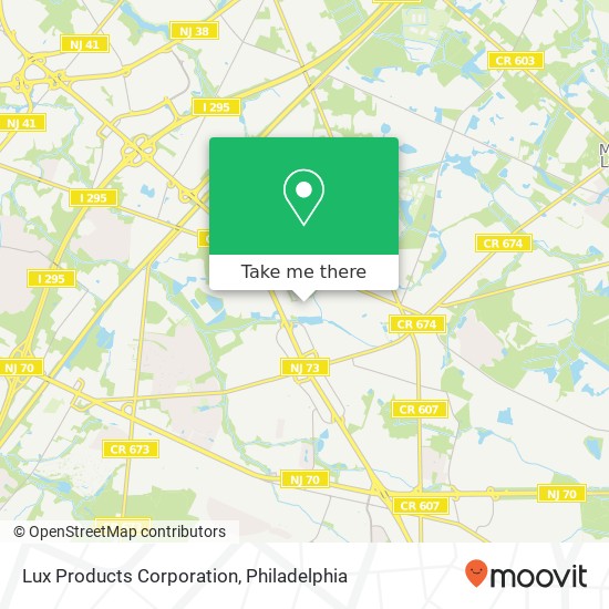 Mapa de Lux Products Corporation