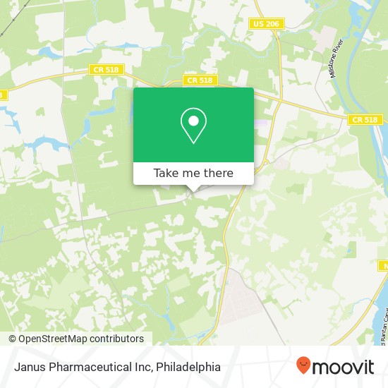 Mapa de Janus Pharmaceutical Inc