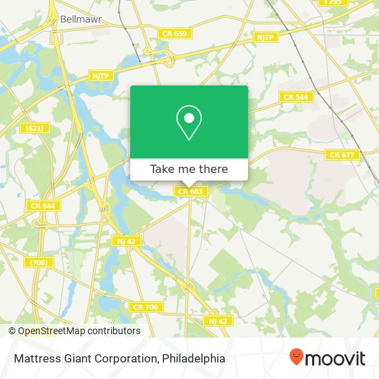 Mapa de Mattress Giant Corporation