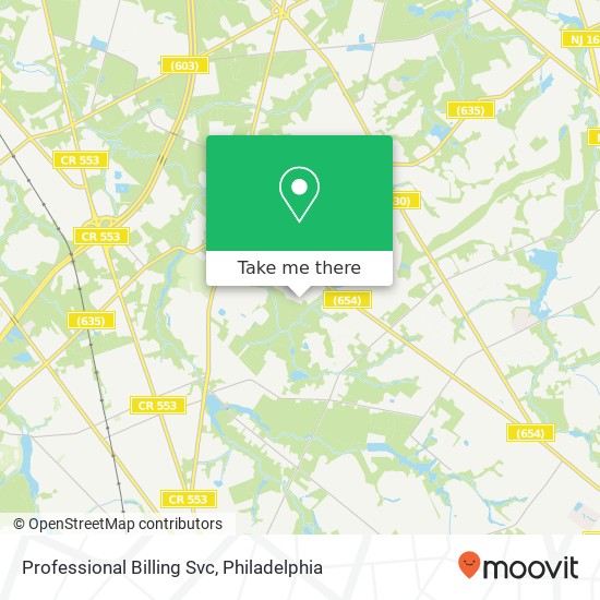 Mapa de Professional Billing Svc