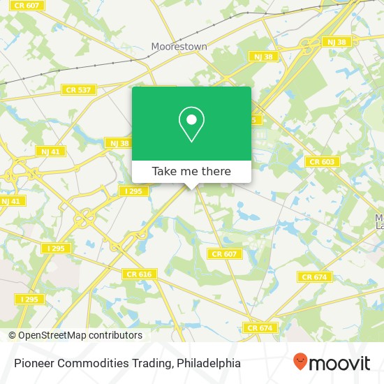 Pioneer Commodities Trading map