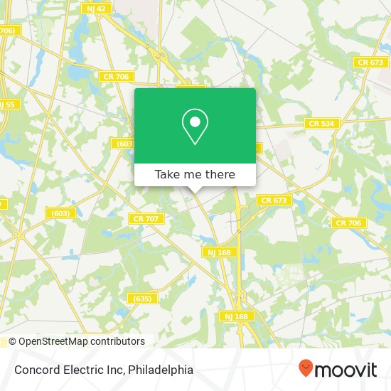 Mapa de Concord Electric Inc