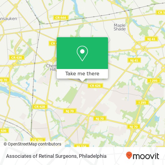 Mapa de Associates of Retinal Surgeons