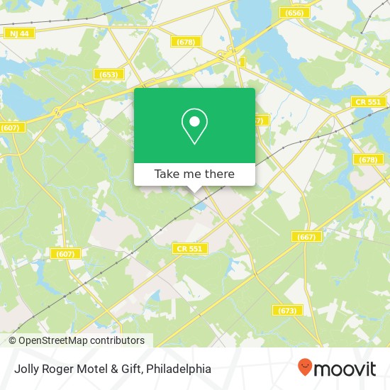 Jolly Roger Motel & Gift map