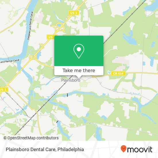 Plainsboro Dental Care map