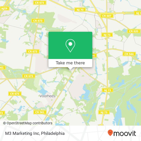 M3 Marketing Inc map