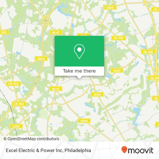 Excel Electric & Power Inc map