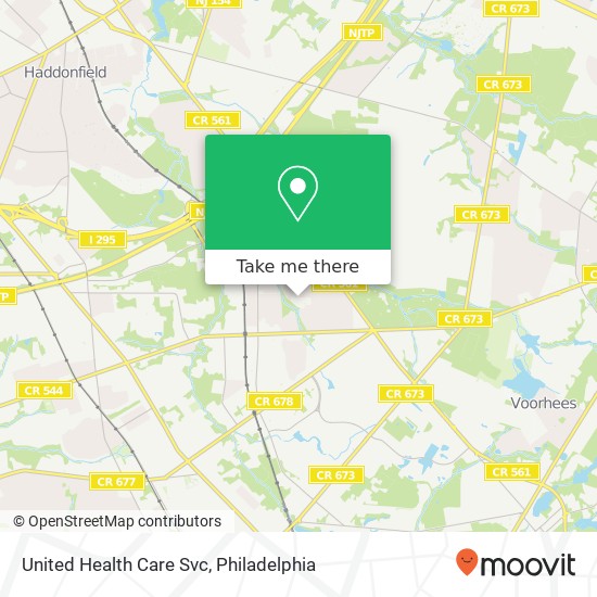 United Health Care Svc map