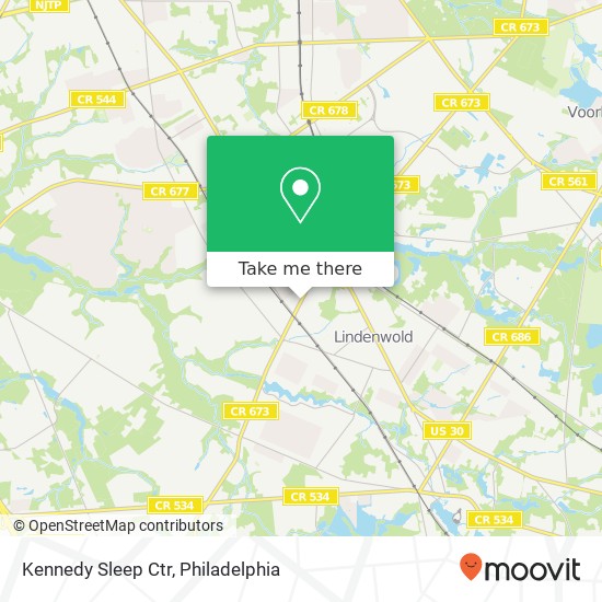 Kennedy Sleep Ctr map